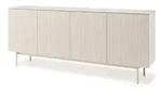 Beautysofa Kommode, Kaschmir, Metall, 200x83x38 cm, Wohnzimmer, Kommoden &