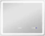 Homcom Badspiegel, Silber, Glas, 80x3.5x100 cm, Badezimmer, Badezimmerspiegel,