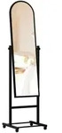 Deluke Standspiegel, Schwarz, Holz, 39x151x39 cm, Spiegel, Standspiegel