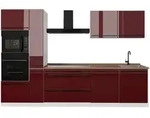 Vicco K&uuml;chenzeile, Rot, Wei&szlig;, Holzwerkstoff, Rechteckig, 310x206.8x60 cm,...