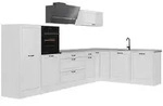 Vicco Eckk&uuml;che, Wei&szlig;, Wei&szlig;, Holzwerkstoff, Rechteckig, 347x143x60 cm,...