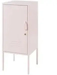 [en.casa] Nachttisch, Rosa, Metall, 35x82x35 cm, Schlafzimmer, Nachttische