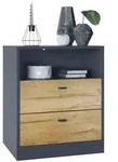 Vladon Kommode, Eiche, Holzwerkstoff, 56x67.5x36 cm, Wohnzimmer, Kommoden &