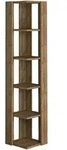 Decortie Eck, Walnuss, Holzwerkstoff, 34x160.8x34 cm, Wohnzimmer, Regale,