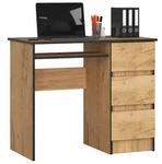 Raumhirsch Furniture Schreibtisch, Eiche San Remo, Holzwerkstoff, Rechteckig,