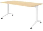 b&uuml;m&ouml; Seminartisch, Ahorn, Wei&szlig;, Holzwerkstoff, Nachbildung,Ahorn, Rechteckig,