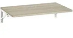Homcom Wandklapptisch, Eiche, Holzwerkstoff, Rechteckig, 40x16x60 cm, Esszimmer,