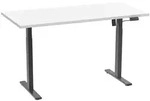 Mid.you Schreibtisch, Schwarz, Wei&szlig;, Metall, Holzwerkstoff, rechteckig,...
