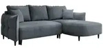 Mirjan24 Ecksofa, Dunkelgrau, Holz, 5-Sitzer, L-Form,L-Form, 244x165 cm,...