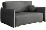 Mirjan24 Schlafsofa, Grau, Holz, 3-Sitzer, Rechteckig, 157x85x98 cm, Wohnzimmer,