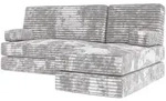 Masseno Ecksofa, Grau, Textil, 3-Sitzer, L-Form, 200x120 cm, Wohnzimmer, Sofas &