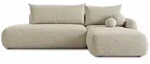 Sofnet Ecksofa, Beige, Kunststoff, 6-Sitzer, Ottomane rechts,L-Form, 300x187 cm,