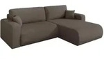 Altdecor Ecksofa, Braun, Kunststoff, 3-Sitzer, L-Form, 276x193 cm, Wohnzimmer, Sofas