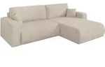 Altdecor Ecksofa, Beige, Kunststoff, 3-Sitzer, L-Form, 276x193 cm, Wohnzimmer, Sofas