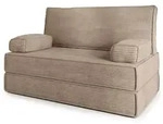 Masseno Bettsofa, Beige, Textil, 2-Sitzer, 140x86x60 cm, Wohnzimmer, Sofas & Couches,