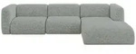 Altdecor Ecksofa, Hellgr&uuml;n, Kunststoff, 4-Sitzer, 318x179 cm, Wohnzimmer, Sofas &