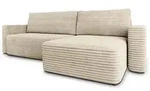 Masseno Ecksofa, Creme, Holz, 4-Sitzer, L-Form,L-Form, 280x162 cm, Wohnzimmer,...
