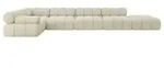 Altdecor Ecksofa, Beige, Textil, 7-Sitzer, L-Form, 475x190 cm, Wohnzimmer,...