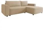 Mirjan24 Ecksofa, Natur, Kunststoff, 4-Sitzer, L-Form,L-Form, 255x175 cm,...