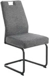 P & B Schwingstuhl, Anthrazit, Metall, Textil, F&uuml;llung: Schaumstoff,