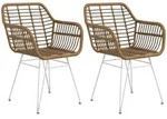 Homcom Esszimmerst&uuml;hle, Hellbraun, Kunststoff, 60x79x56 cm, Esszimmer, St&uuml;hle,