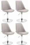 CLP Stuhl, Grau, Metall, 48x76x57 cm, Esszimmer, St&uuml;hle, Esszimmerst&uuml;hle,