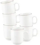 Seltmann Weiden Becher, Hellbraun, Keramik, Rund, Kaffee & Tee, Tassen, Kaffeebecher