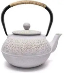 Teekanne, Wei&szlig;, Metall, 17x17.5 cm, Kaffee & Tee, Kannen, Teekannen