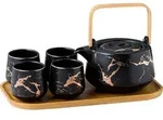 Teeservice, Mehrfarbig, Keramik, 15x15x20 cm, Essen & Trinken, Geschirr,