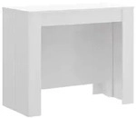 Vente-Unique Konsolentisch, Wei&szlig;, Holz, Uni, 10-Sitzer, Rechteckig, 239x77x90...