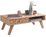 Kadima Design Couchtisch, Akazie, Holz, Echtholz,Akazie, Rechteckig,Rechteckig,