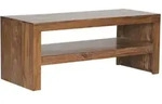 Kadima Design Couchtisch, Braun, Holz, Rechteckig,Rechteckig, Wange, 45x45x110 cm,