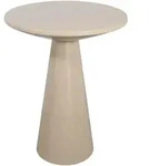 Loft42 Beistelltisch, Beige, Metall, 44x60x44 cm, Wohnzimmer, Wohnzimmertische,
