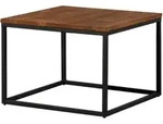 Massivmoebel24 Couchtisch, Natur, Holz, Echtholz,Wildeiche, 60x43x60 cm,...