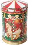 Excellent Houseware Keksdose, Rot, Metall, 13.2x20.2x13.2 cm, K&uuml;chenzubeh&ouml;r,
