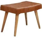 Kadima Design Sitzhocker, Braun, Holz, Echtholz,Mangoholz, Rechteckig, Stativgestell,
