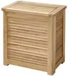 Mid.you Truhe Classic, Teak, Holz, Teakholz, vollmassiv, 52x55x36 cm, Ordnen &