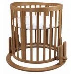 waldin Schaukel, Braun, Holz, Echtholz,Buche, Babym&ouml;bel, Babybetten