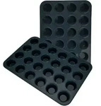 Muffinblech, Schwarz, Kunststoff, 34x2.5x23 cm, Backen, Backformen, Muffinformen