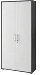 Mid.you Aktenschrank Office Edition, Anthrazit, Wei&szlig;, Holzwerkstoff, 4 F&auml;cher,