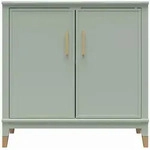 Mid.you Highboard Westerleigh, Hellgr&uuml;n, Metall, Holzwerkstoff, 1 F&auml;cher,...