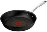 Tefal Bratpfanne Tefal Excellence+, Schwarz, Metall, kratzfest, Thermostat,