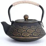 Teekanne, Braun, Metall, 15.5x18.5 cm, Kaffee & Tee, Kannen, Teekannen