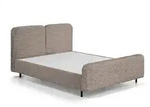 Beautysofa Polsterbett, Cappuccino, Textil, 160x200 cm, Schlafzimmer, Betten,