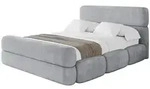 Altdecor Polsterbett, Hellgrau, Textil, H3 + H4, 160x200 cm, Schlafzimmer,...