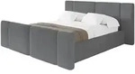 Altdecor Polsterbett, Graphit, Textil, 200x200 cm, Schlafzimmer, Betten,