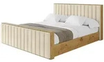 Altdecor Polsterbett, Ecru, Textil, 140x200 cm, Schlafzimmer, Betten,...