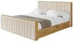 Altdecor Polsterbett, Creme, Textil, 200x200 cm, Schlafzimmer, Betten,...