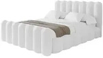 Altdecor Polsterbett, Wei&szlig;, Textil, H3 + H4, 140x200 cm, Schlafzimmer, Betten,