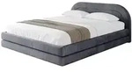 Altdecor Polsterbett, Dunkelgrau, Textil, 120x200 cm, Schlafzimmer, Betten,